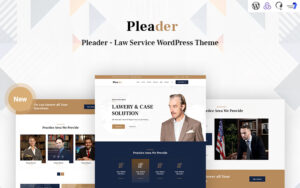 Шаблон Wordpress Pleader - Law Service Responsive Theme WordPress