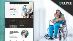 Шаблон Wordpress Powar-Eldee Elderly House Care Landing Page Theme WordPress