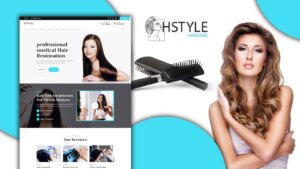 Шаблон Wordpress Powar-Hstyle Beauty Salon Landing Page Theme WordPress