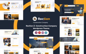 Шаблон Wordpress Rection - Construction Company Theme WordPress