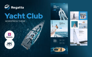 Шаблон Wordpress Regatta - Yacht Club Theme WordPress