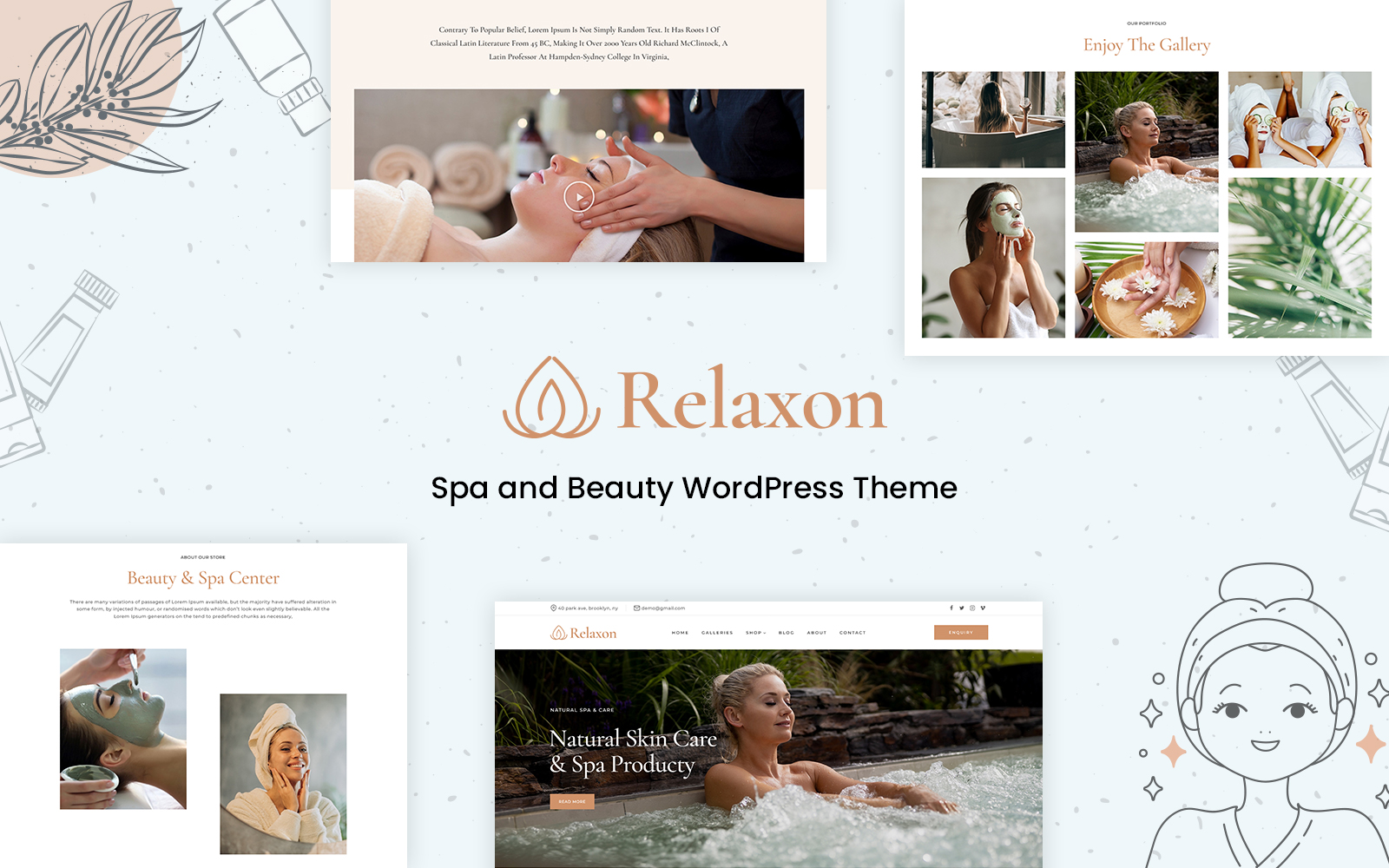 Шаблон Wordpress Relaxon - Spa, Yoga and Meditation Theme WordPress