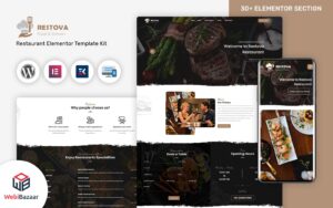 Шаблон WordPress Restova - Fast Food & Restaurant Responsive WordPress Theme Theme WordPress