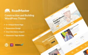 Шаблон Wordpress Roadmaster - Construction and Building Theme WordPress