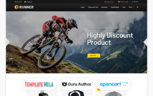 Шаблон OpenCart  Runner - Sports Store 