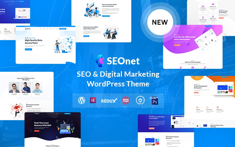 Шаблон Wordpress Seonet - SEO and Digital Marketing Theme WordPress