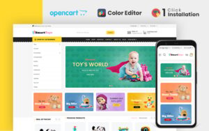 Шаблон OpenCart  Smart Toy Store 