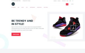 Шаблон OpenCart  Sneakers - Shoe Store eCommerce Clean 