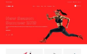 Шаблон OpenCart  Snookio - Shoe Store eCommerce Clean 