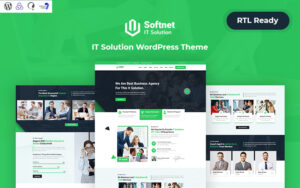 Шаблон Wordpress Softnet - IT Solution Company Responsive Theme WordPress