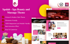 Шаблон Wordpress Spalab - Spa Beauty and Massage Wordpress Theme Theme WordPress