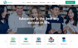 Шаблон WordPress Star Learn - School, College, University, and Online Course Based Educational Theme WordPress