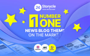 Шаблон Wordpress 24.Storycle - Multipurpose News Portal WordPress Elementor Theme Theme WordPress