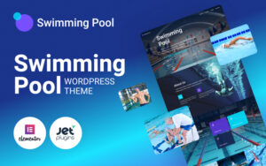 Шаблон Wordpress Swimming Pool - Modern Swimming Pool Theme WordPress