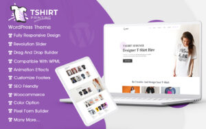 Шаблон Wordpress T Shirt Printing Store Theme WordPress