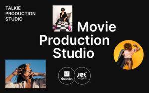 Шаблон Wordpress Talkie Production Studio Movie Theme WordPress