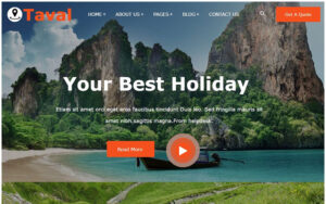 Шаблон Wordpress Taval - Tour and Travel Booking Theme WordPress