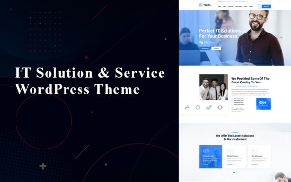 Шаблон Wordpress Techx - IT Solutions & Services Theme WordPress