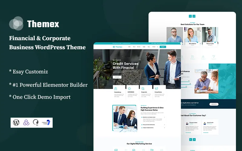 Themex - Financial & Corporate Business WordPress Theme Themex - Financial & Corporate Business WordPress Theme
