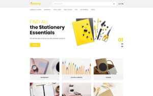 Шаблон OpenCart  Tipstamp - Stationery Store Clean 