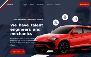 Шаблон Wordpress TishAuto - Car Maintenance Theme WordPress