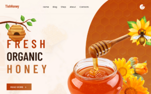 Шаблон WordPress TishHoney - Honey Store Theme WordPress