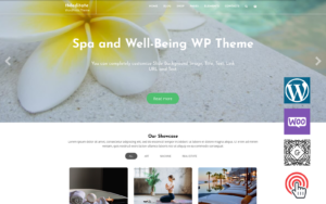 Шаблон WordPress tMeditate - Spa and Well-Being Theme WordPress