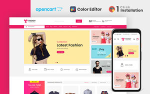 Шаблон OpenCart  Trendy Fashion Store 