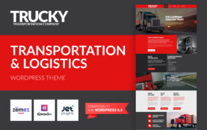Шаблон Wordpress Trucky - Transportation & Logistics Responsive Theme WordPress