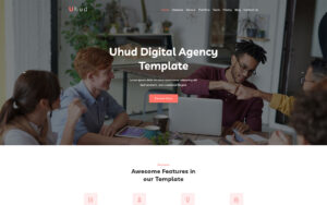 Шаблон Wordpress Uhud - Responsive Digital Agency Theme WordPress