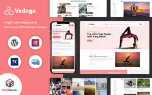 Шаблон WordPress Vedoga - Fitness and Gym Theme WordPress