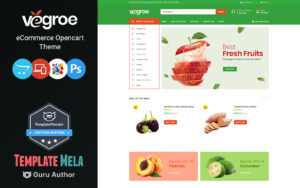 Шаблон OpenCart  Vegroe - Grocery Shop 