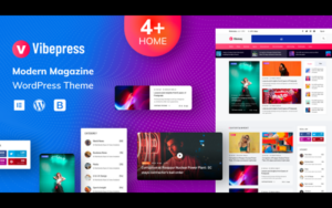 Шаблон Wordpress VibePress - Modern Magazine Theme WordPress