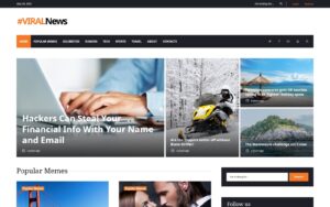 Шаблон WordPress Viral News Portal & Magazine Theme WordPress