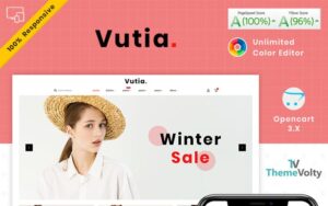 Шаблон OpenCart  Vutia Fashion Store 