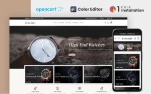 Шаблон OpenCart  Watch And Accessories Store 