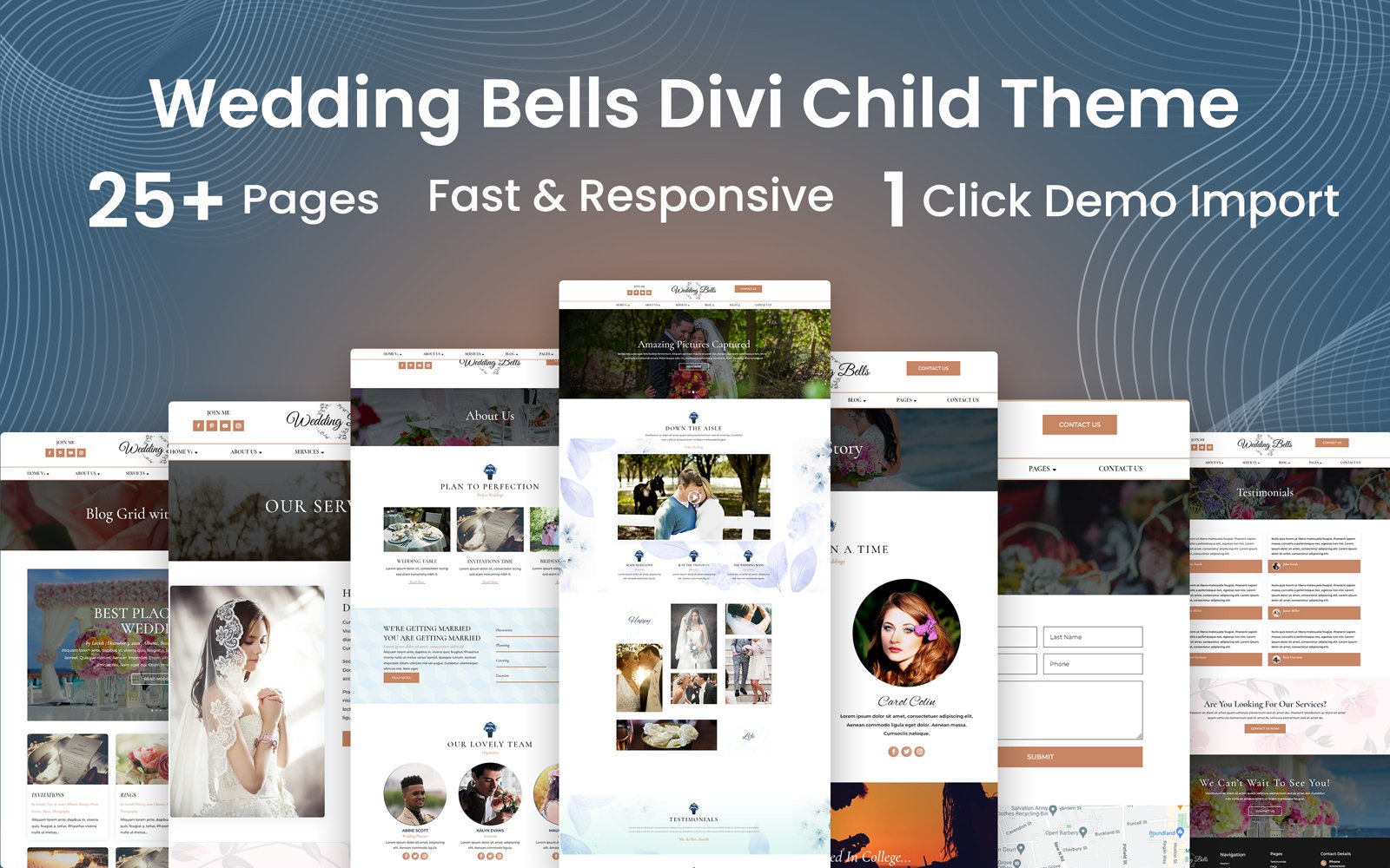 Шаблон Wordpress Wedding Photography WordPress Divi Child Theme Theme WordPress