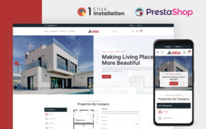 Axria - Real Estate Agency Prestashop Theme Тема PrestaShop