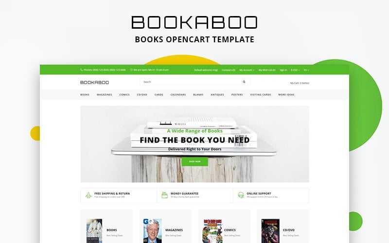 BookaBoo - Books Multipage Clean 