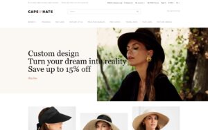 Caps & Hats - Stylish Clean Responsive Bootstrap 