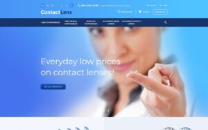 Шаблон OpenCart Contact Lens 