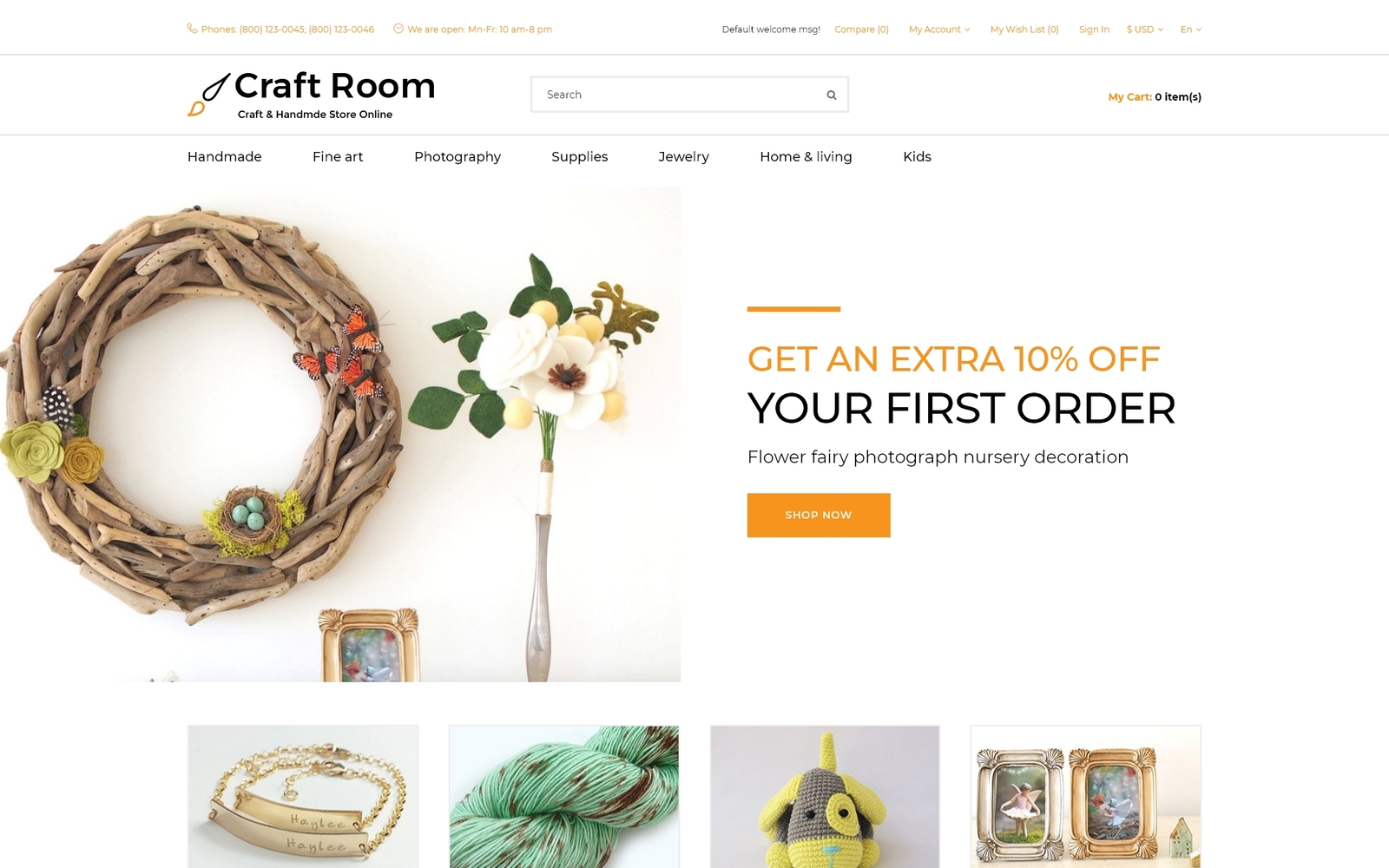 Craft Room - Handmade Responsive Stylish 