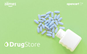 Шаблон OpenCart Drugster 