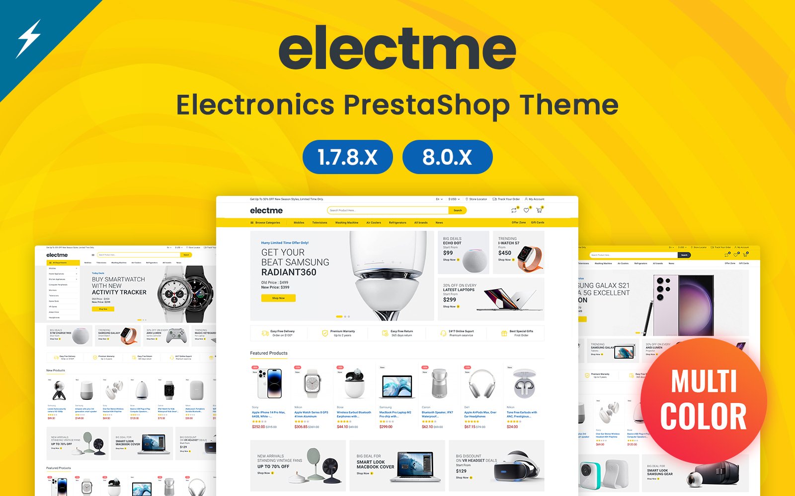 Electme - Electronics Тема PrestaShop
