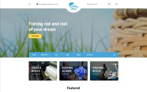 Шаблон OpenCart Fishing Store 