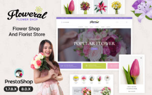Floweral - Flower and Gift Тема PrestaShop