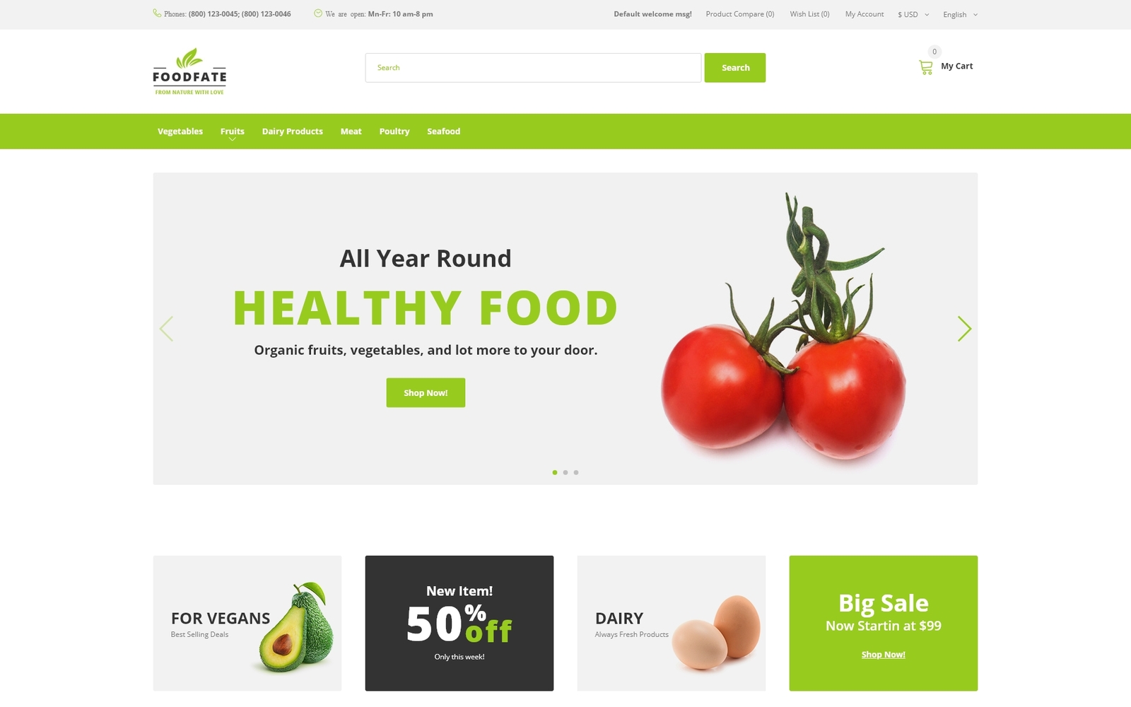 FOODFATE - Efficient Online Food Store 