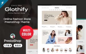 Glothify - Fashion and Apparel Тема PrestaShop