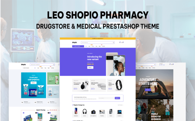 Leo Shopio Electronics Prestashop Theme Тема PrestaShop