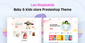 Leo Shopiokids - Baby & Kids store Prestashop Theme Тема PrestaShop